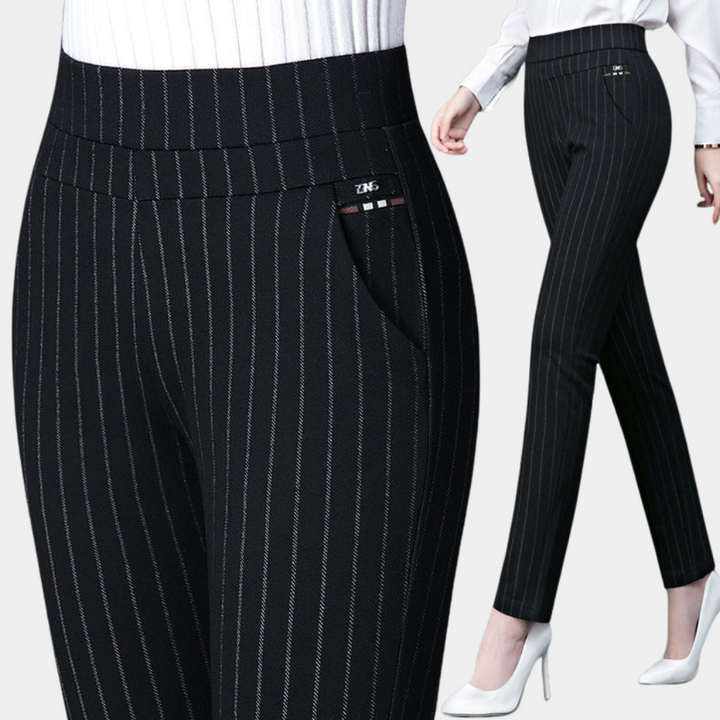 Margot - Elegant Stretch Pants with High Waist for Comfort and Style
