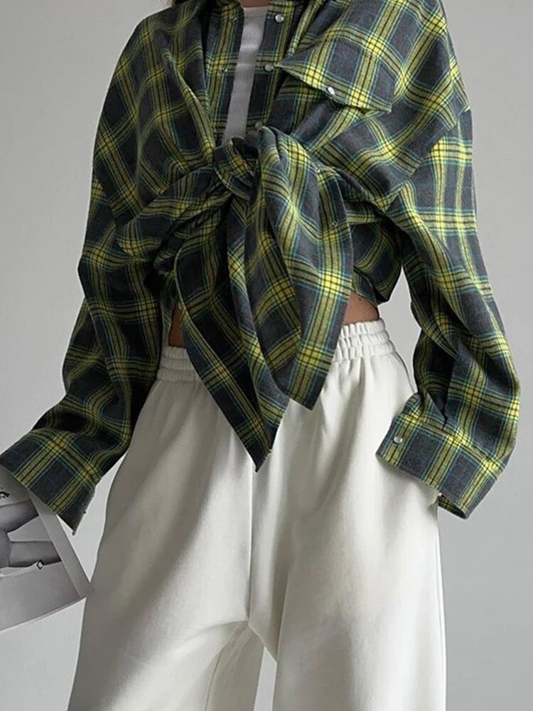 Carrie | Chemise en flanelle à carreaux élégante pour un look raffiné
