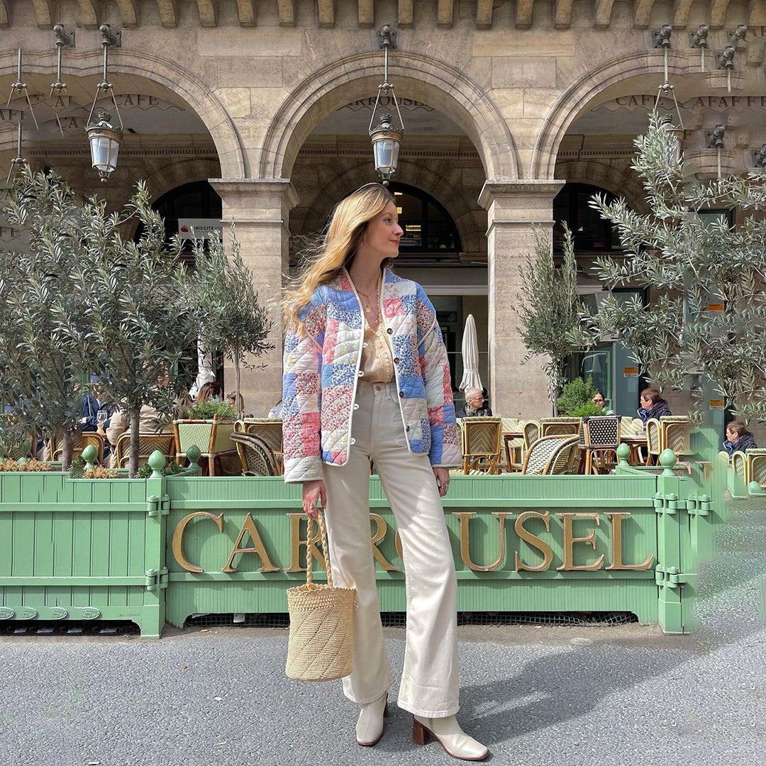 Maya - Eleganter und funkelnder Frühlingsmantel für Damen