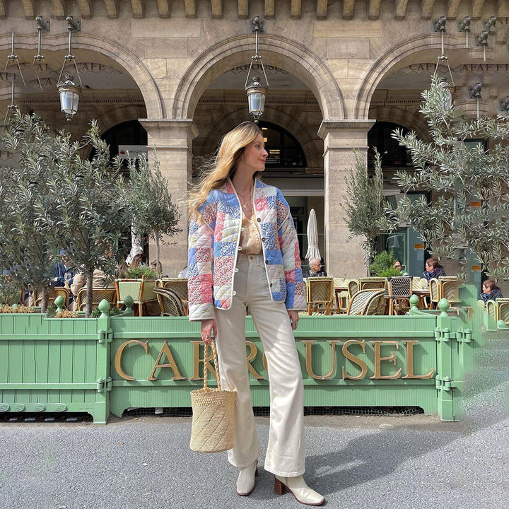 Maya - Eleganter und funkelnder Frühlingsmantel für Damen