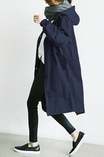 Frieda™ - Eleganter Baumwoll-Trenchcoat