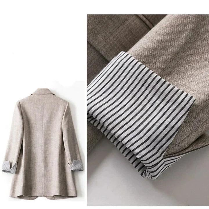 Bella - Chic Patchwork Blazer for the Modern Woman