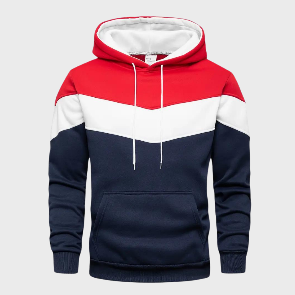 Stylish Men's Hoodie with Adjustable Hood - Niels Collection