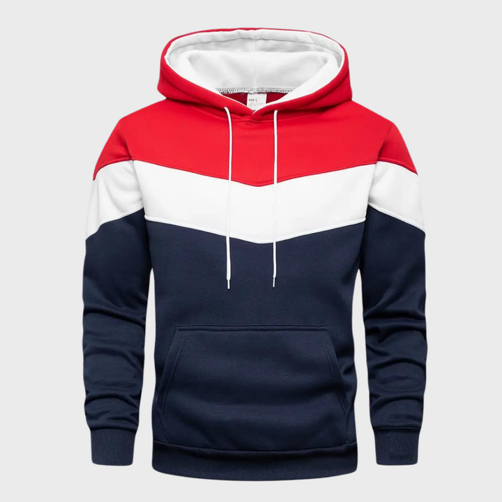 Stylish Men's Hoodie with Adjustable Hood - Niels Collection