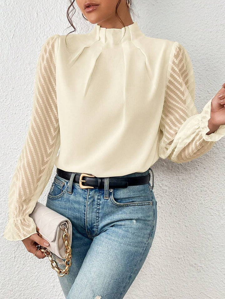 Ashley - Elegant long-sleeve blouse for women