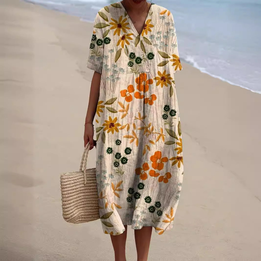Hannah™ - Buntes Sommerkleid Mit Blumen