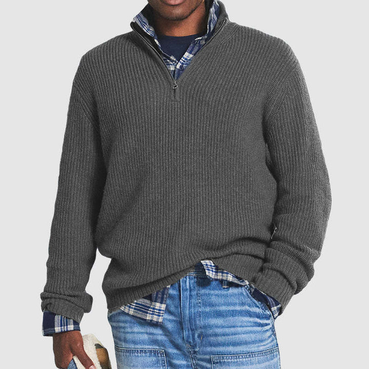 Jérôme™ - Cotton Zipper Pullover