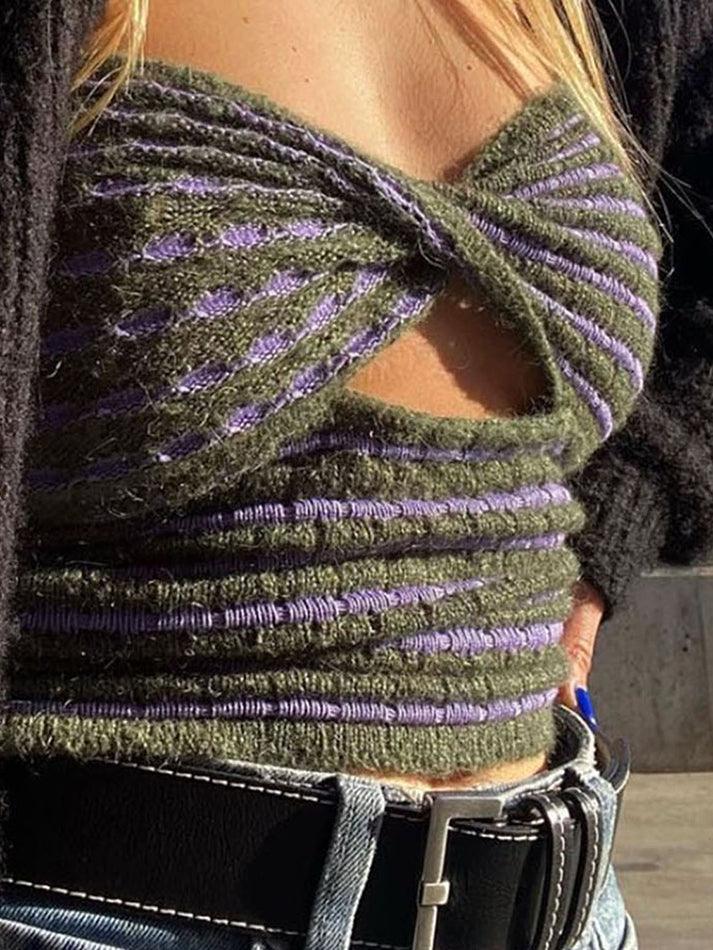 Fenna - Stylisches Crop Bandeau Top mit trendigem Twist für Frauen