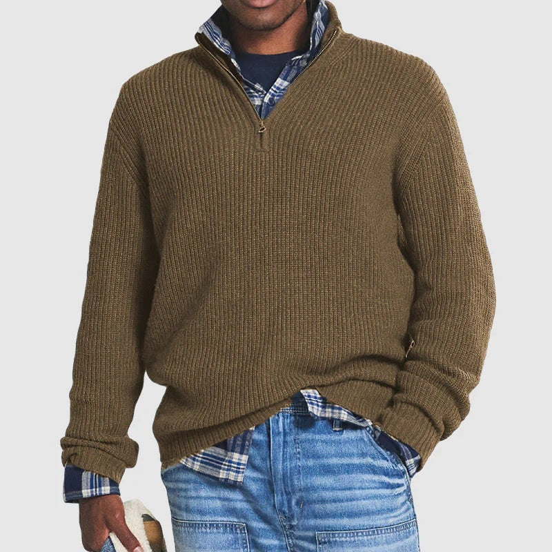 Jérôme™ - Cotton Zipper Pullover