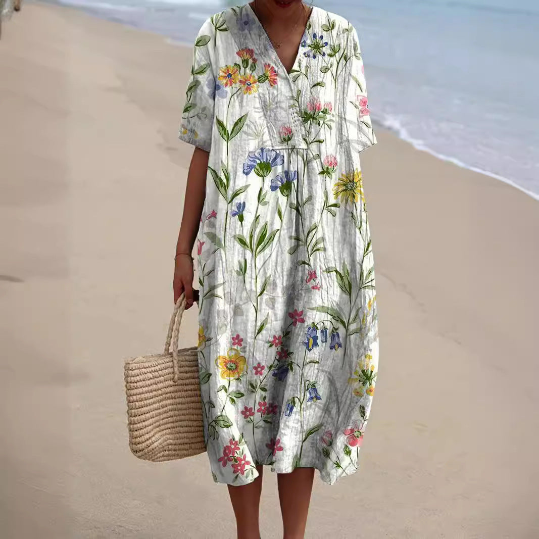 Hannah™ - Buntes Sommerkleid Mit Blumen