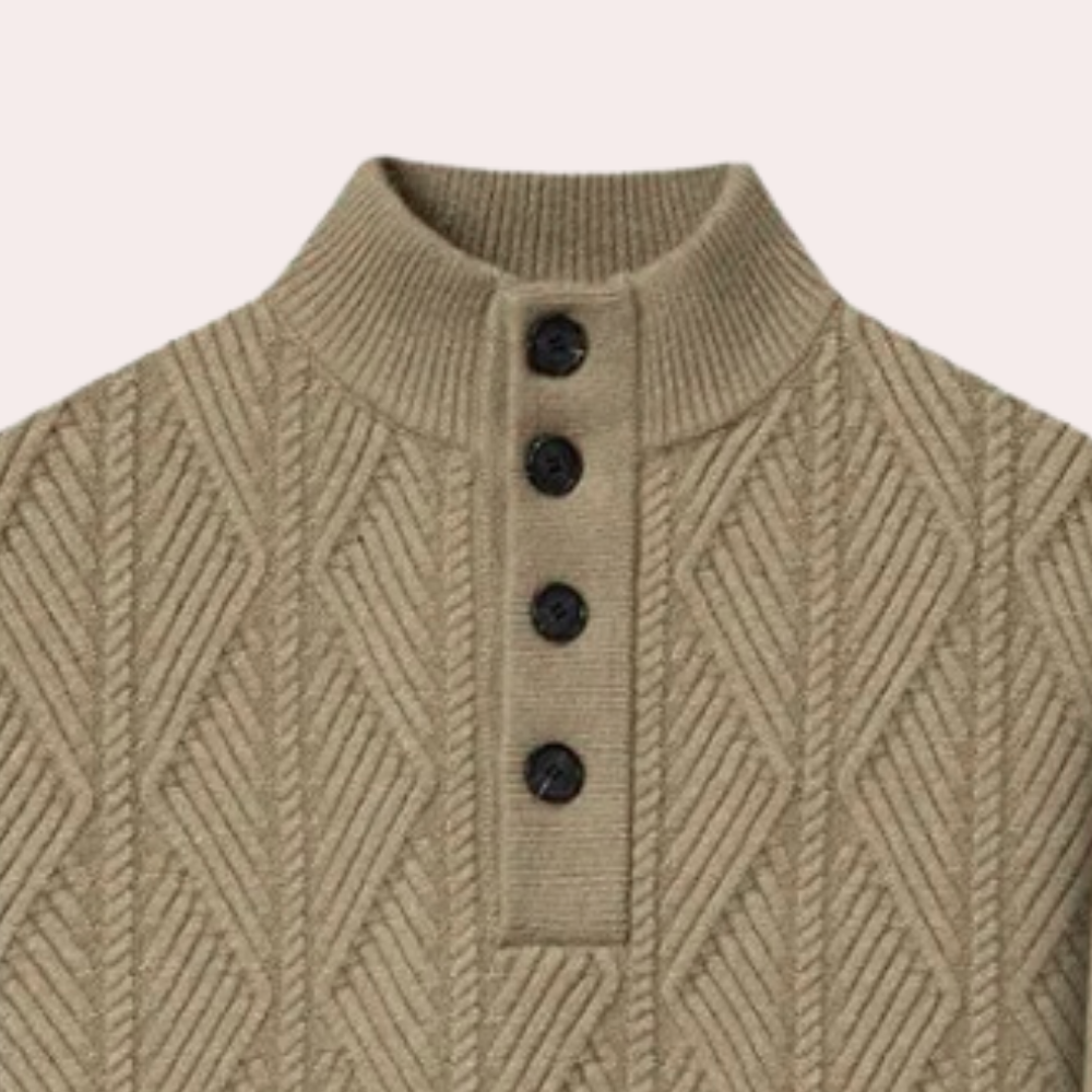 Fashionable knit sweater for men by JAIR
