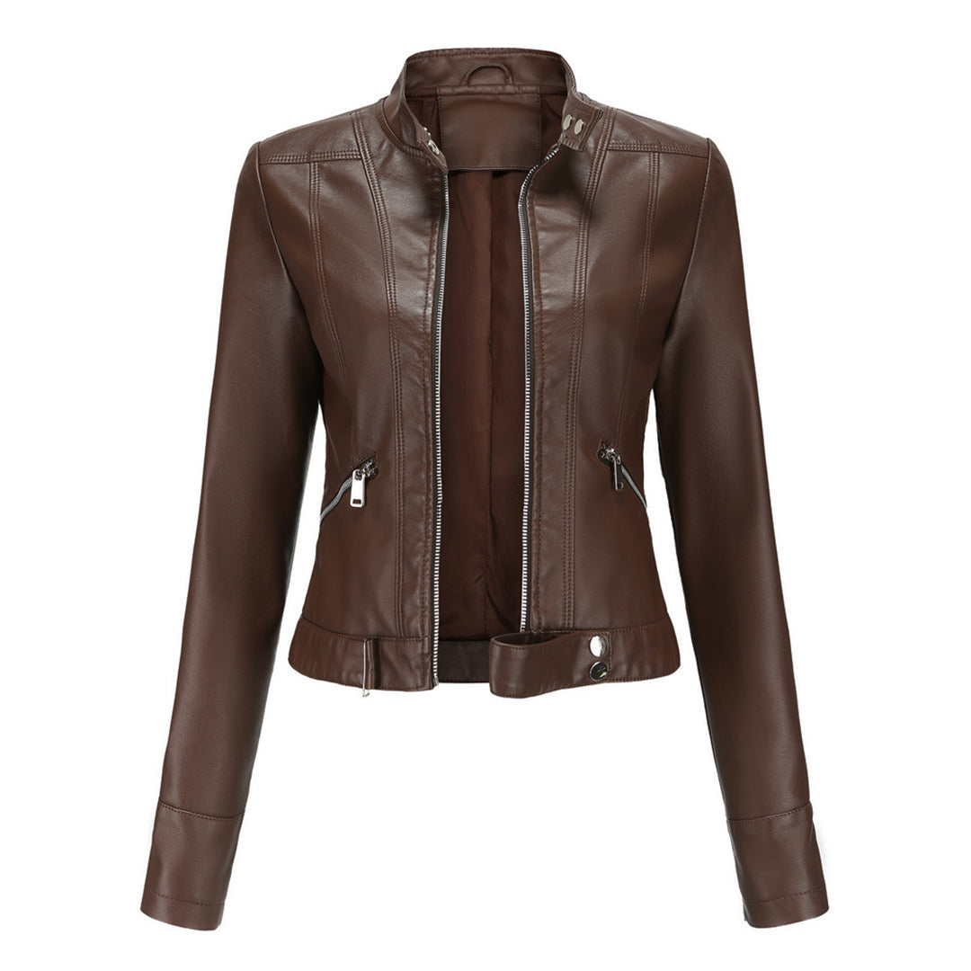 Kurze Damen Lederjacke OXANA - Stilvoll und zeitlos!