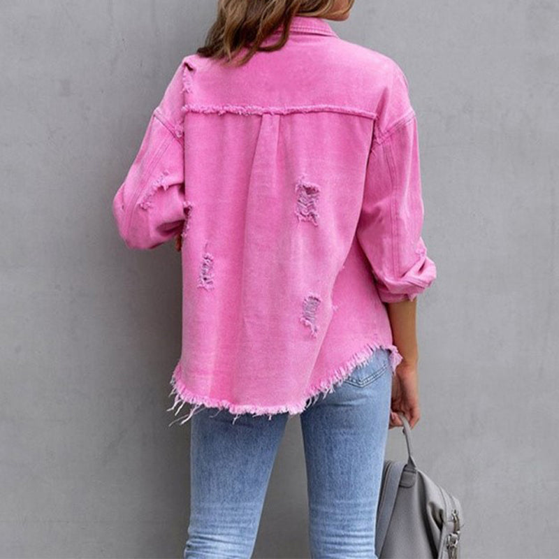 Lucie™ - Elegant Denim Jacket