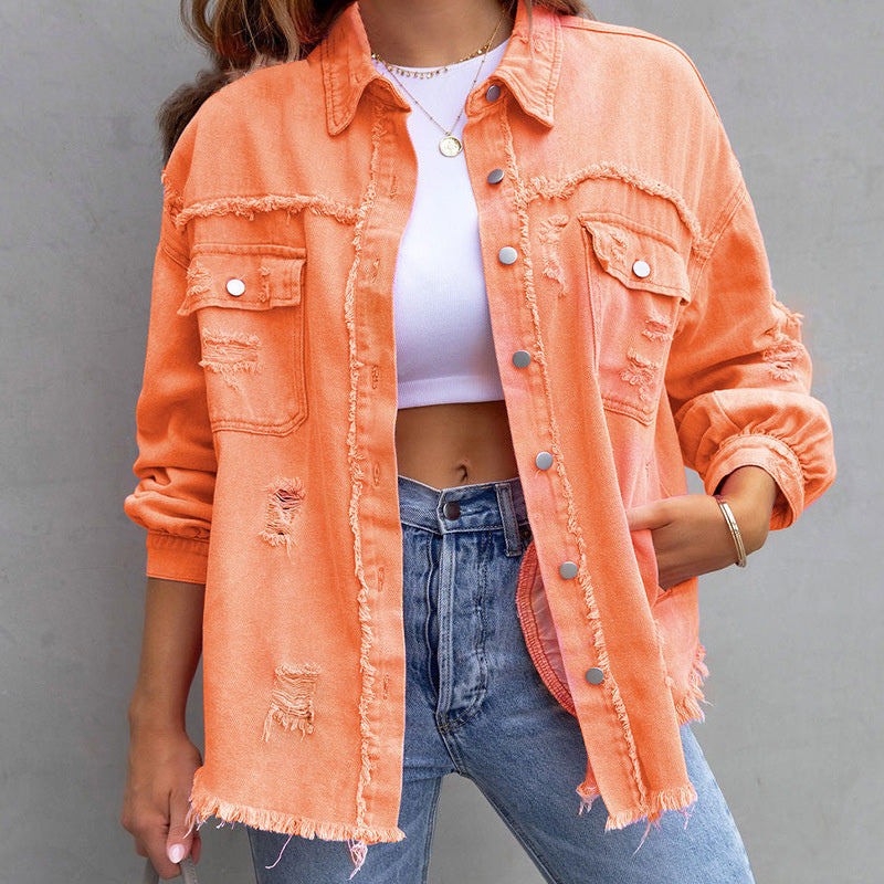 Lucie™ - Elegant Denim Jacket