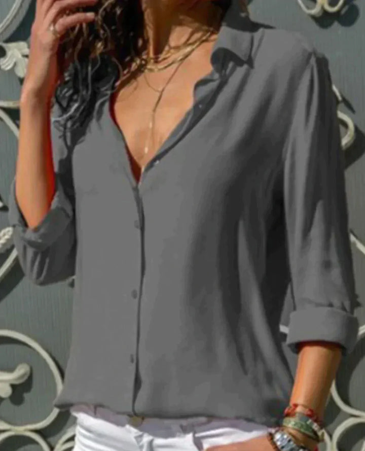 Julia - Blouse en satin élégante pour femmes, idéale pour toutes les occasions