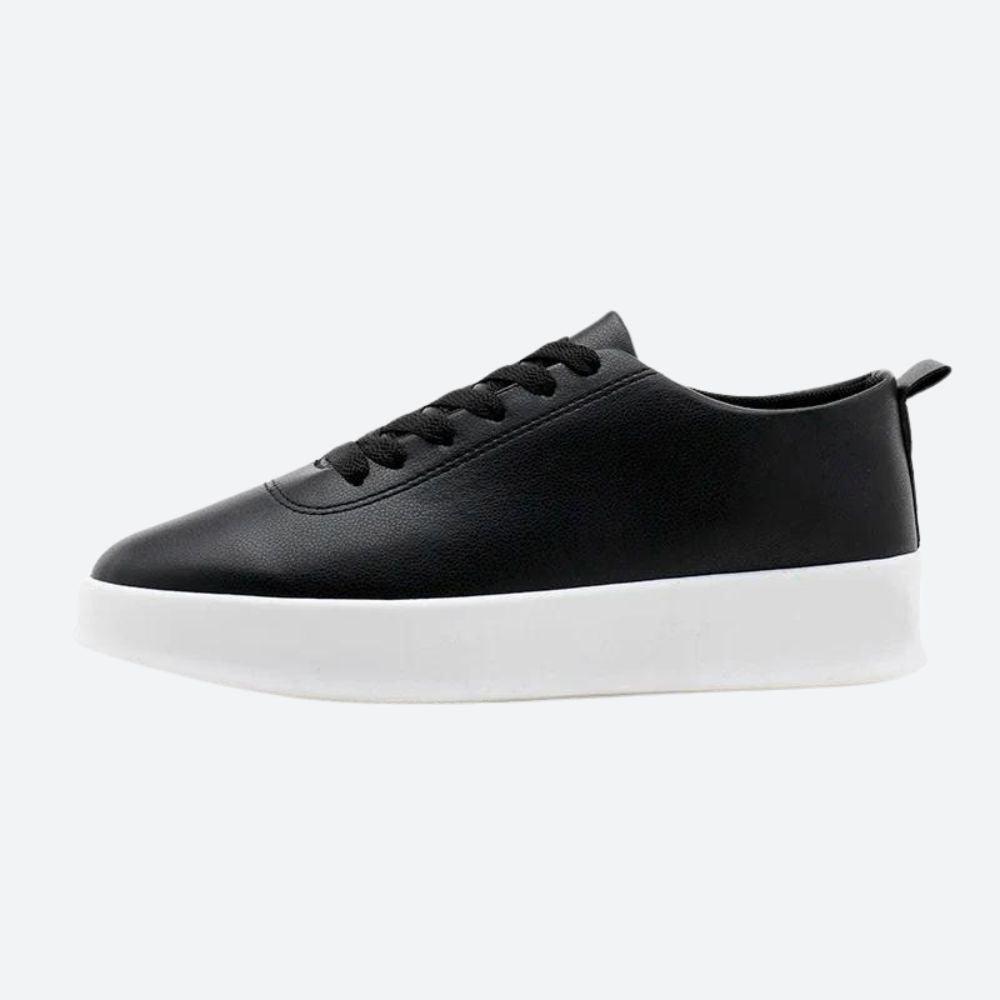 Fashionable Vegan Leather Sneakers - Pran