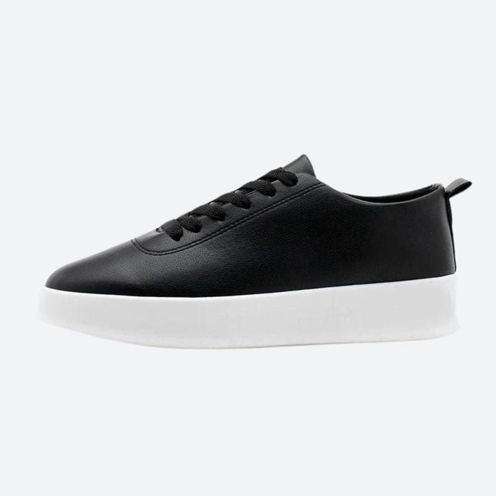 Fashionable Vegan Leather Sneakers - Pran