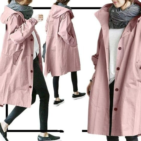 Frieda™ - Eleganter Baumwoll-Trenchcoat
