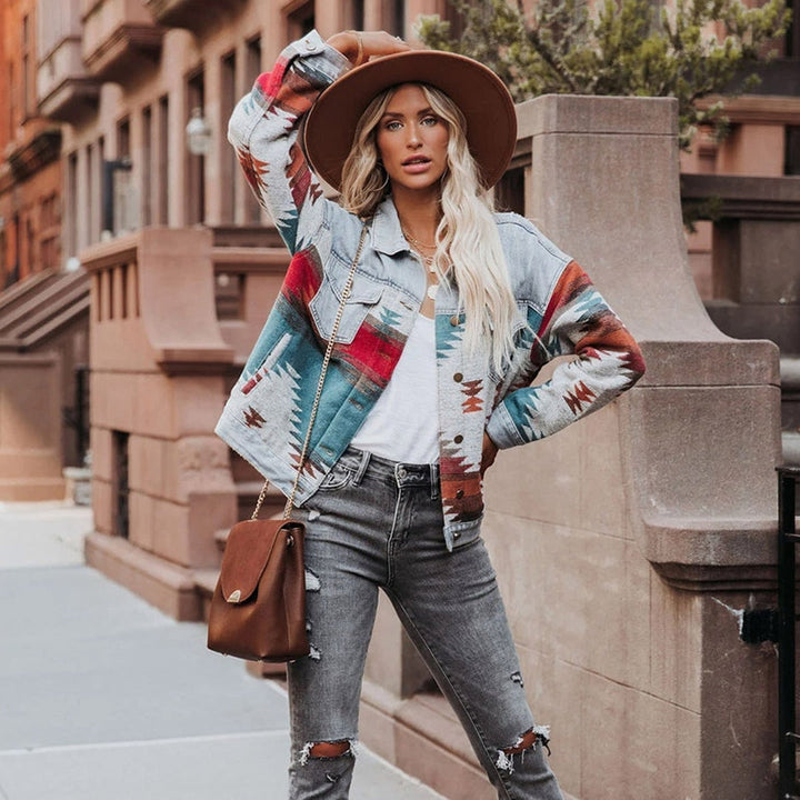 TUULIKKI - Stylische Vintage-Jeansjacke