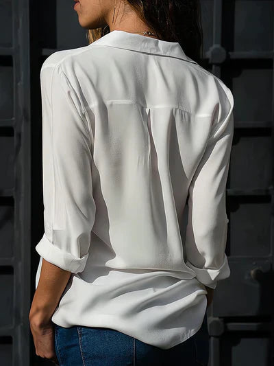Paula - Stylish and comfortable long-sleeve blouse for women