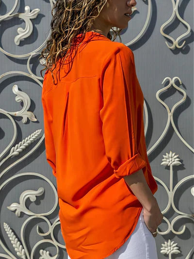 Paula - Stylish and comfortable long-sleeve blouse for women