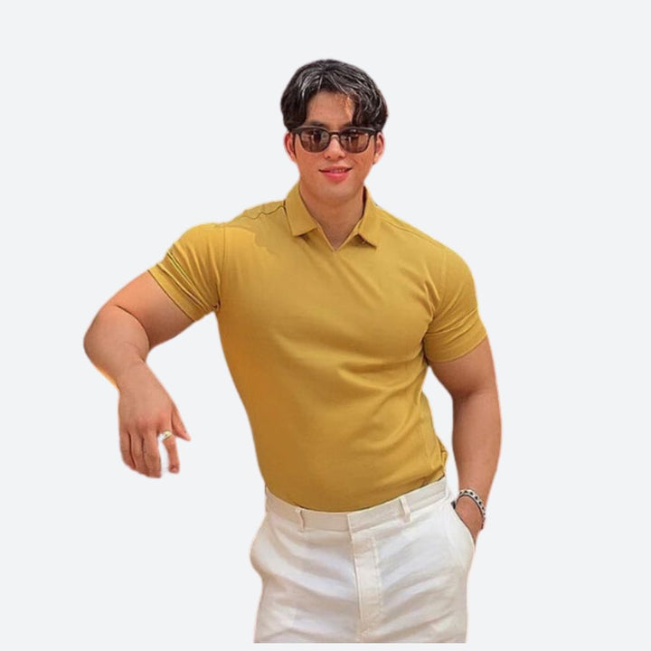 Stilvolles lässiges Baumwoll-Poloshirt - Raymond