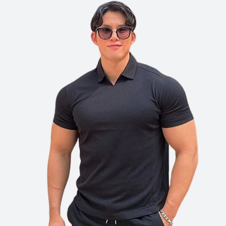 Stilvolles lässiges Baumwoll-Poloshirt - Raymond
