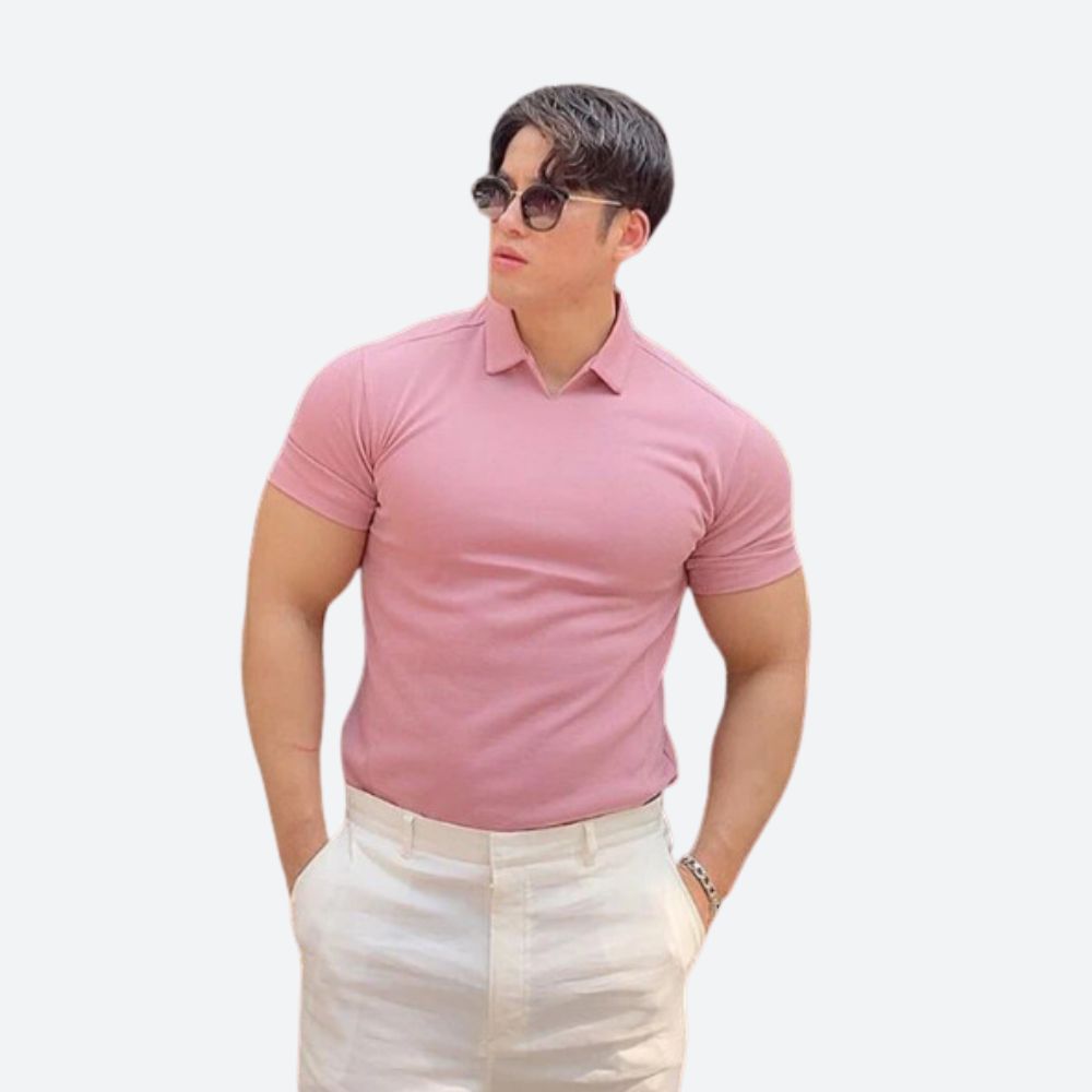 Stilvolles lässiges Baumwoll-Poloshirt - Raymond