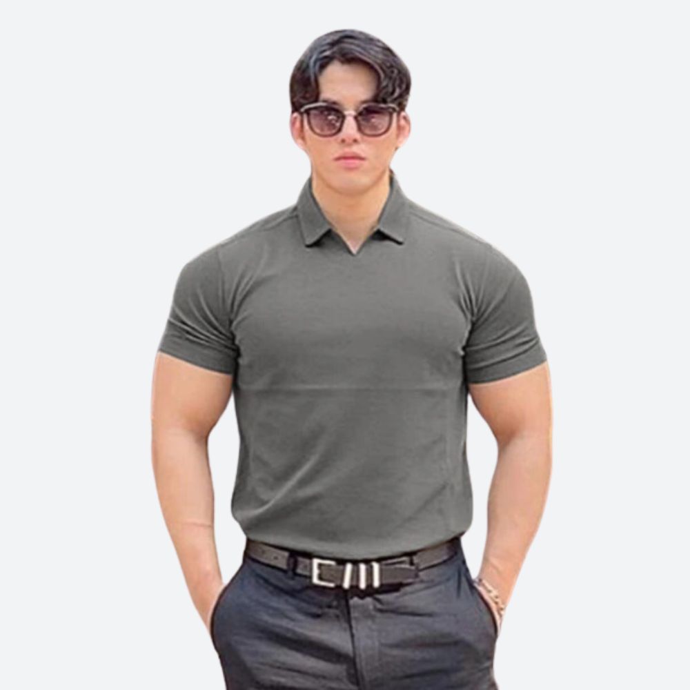 Stilvolles lässiges Baumwoll-Poloshirt - Raymond