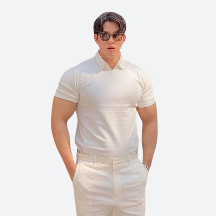 Stilvolles lässiges Baumwoll-Poloshirt - Raymond