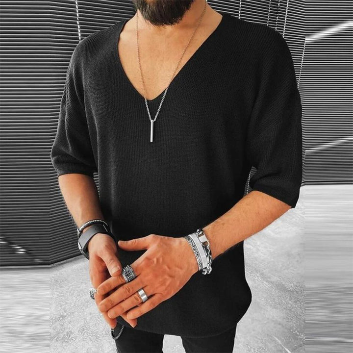 Stylish Knitted Summer Shirt for Men - Reinier