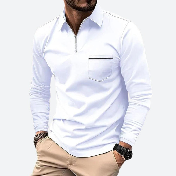 Stylish long-sleeve racing polos for a timeless look