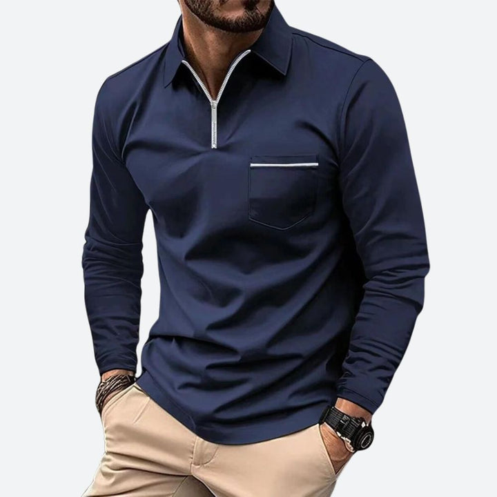 Stylish long-sleeve racing polos for a timeless look