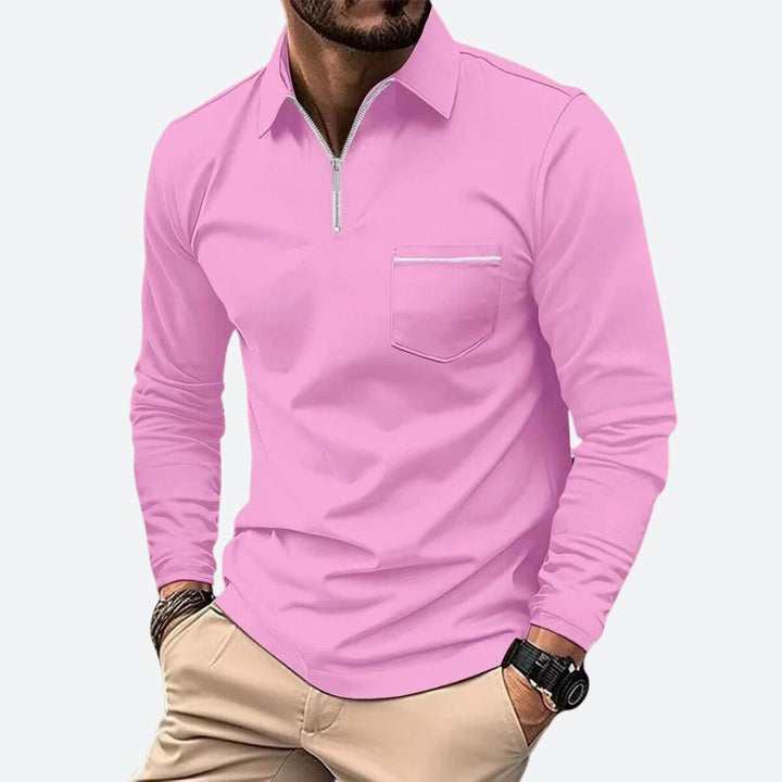 Stylish long-sleeve racing polos for a timeless look