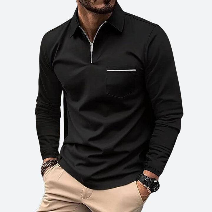 Stylish long-sleeve racing polos for a timeless look
