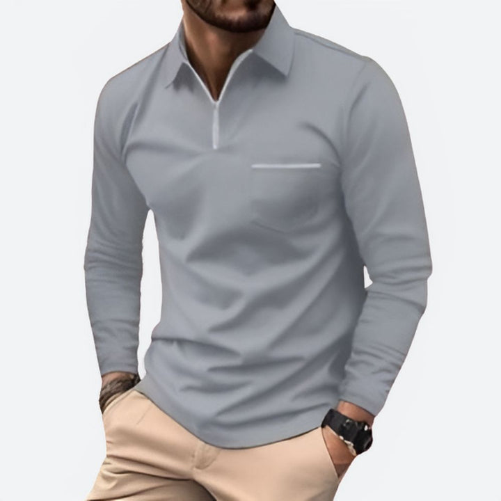 Stylish long-sleeve racing polos for a timeless look