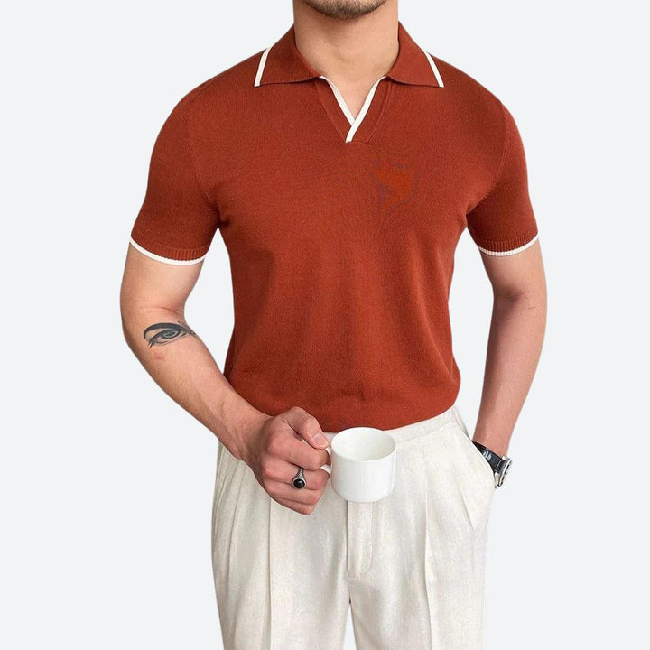 Stylish and trendy men's casual polo shirt - Romere