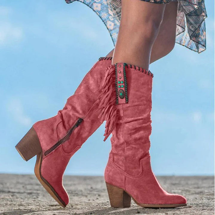 DELILAH - Bottes de cowboy au style bohème chic