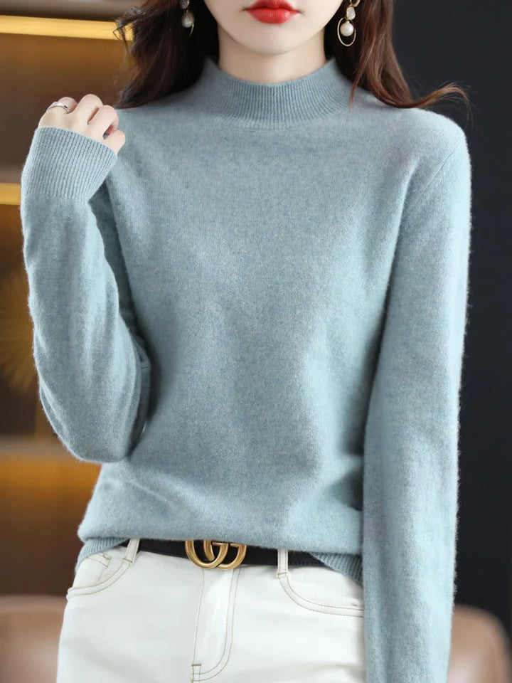 Viviane - Luxurious Women's Sweater Made of Pure Wool for Ultimate Comfort