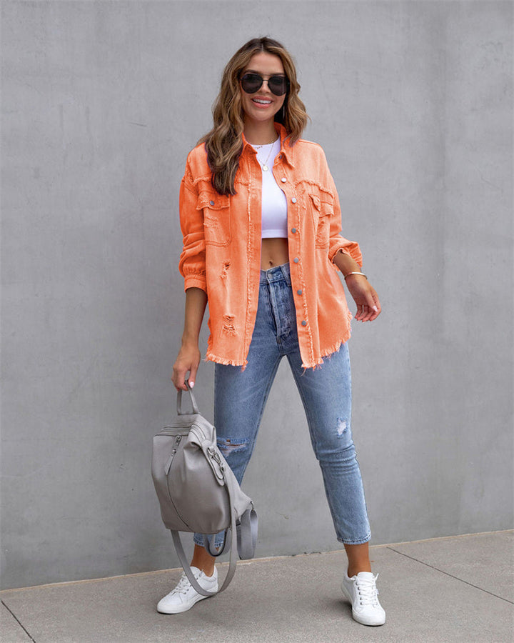 Lucie™ - Elegant Denim Jacket