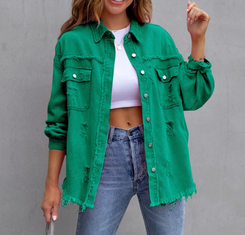 Marie™ - Elegante Jeansjacke