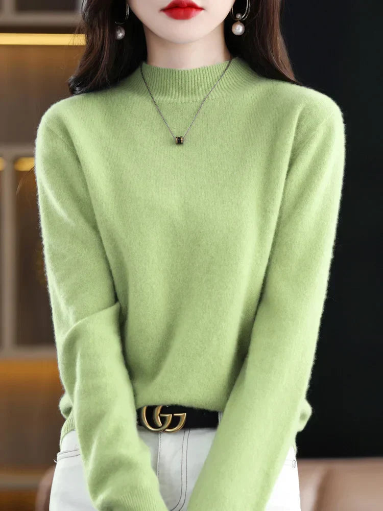 Viviane - Luxurious Women's Sweater Made of Pure Wool for Ultimate Comfort