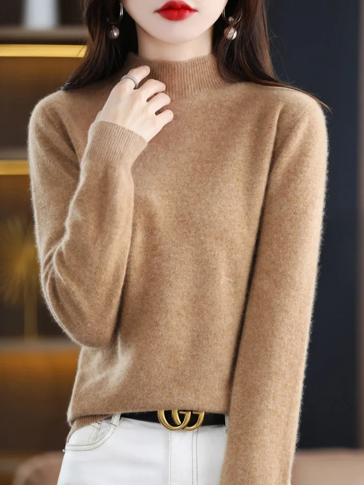 Viviane - Luxurious Women's Sweater Made of Pure Wool for Ultimate Comfort