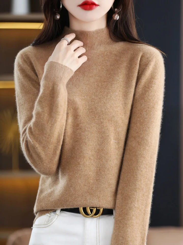 Viviane - Luxurious Women's Sweater Made of Pure Wool for Ultimate Comfort