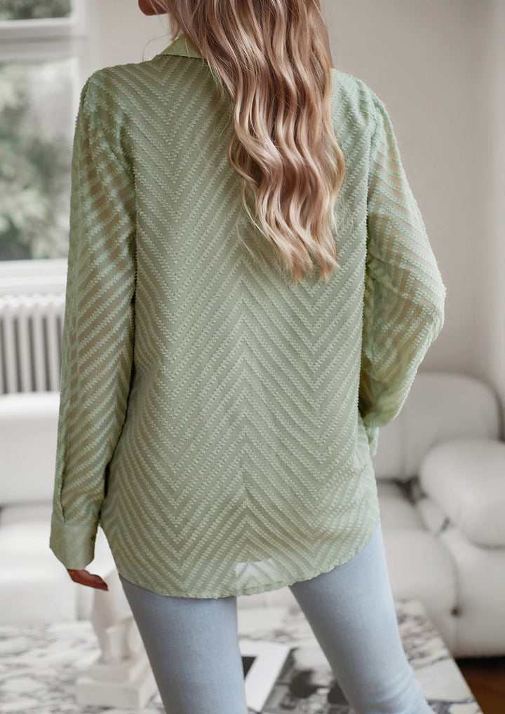 Melanie - Elegante und bequeme Bluse mit Muster für Frauen