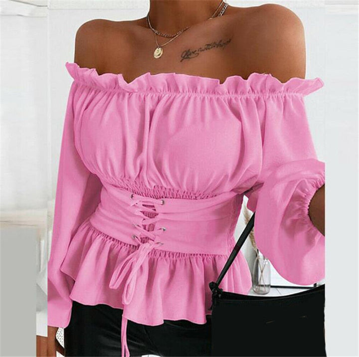 Miriam - Elegante und bequeme Off-Shoulder Bluse für Frauen