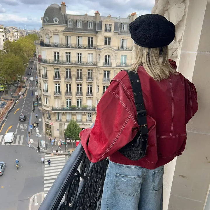 Pauline™ - Plus Size Leather Jacket