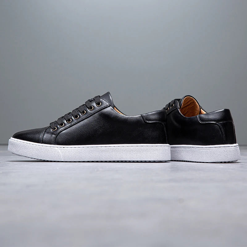 David™ - Herren Turnschuhe aus Leder