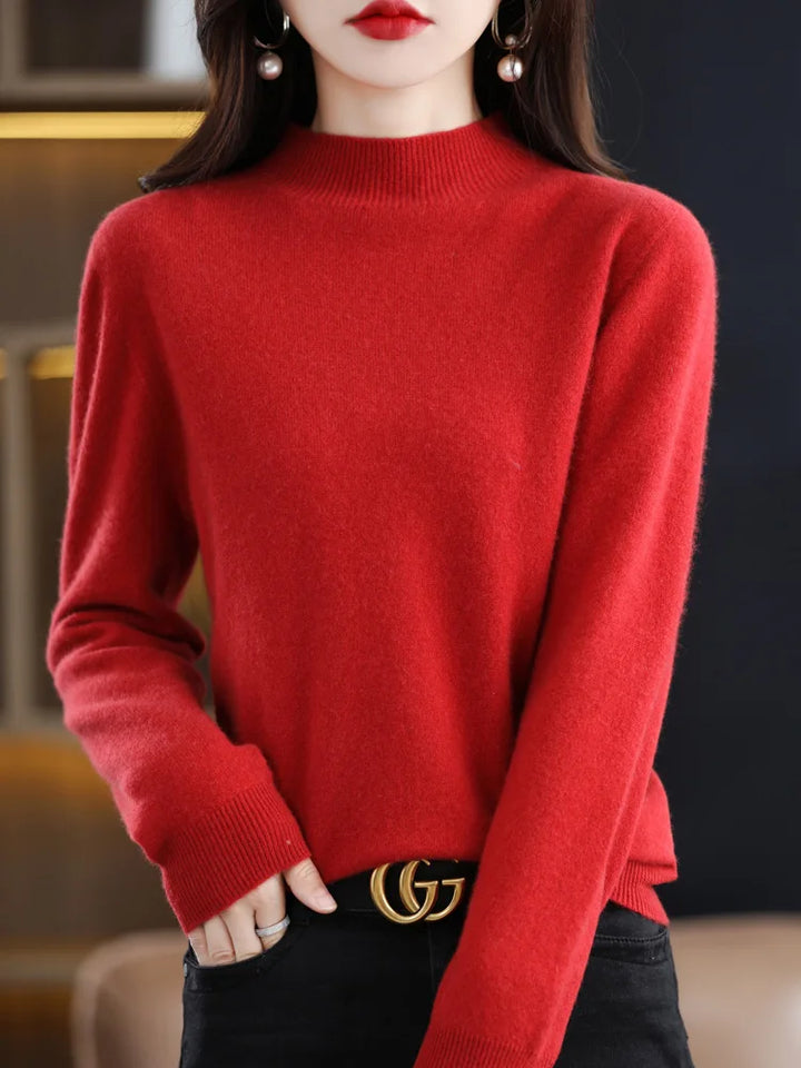 Viviane - Luxurious Women's Sweater Made of Pure Wool for Ultimate Comfort
