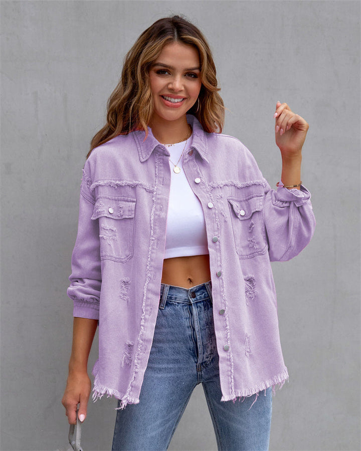 Lucie™ - Elegant Denim Jacket